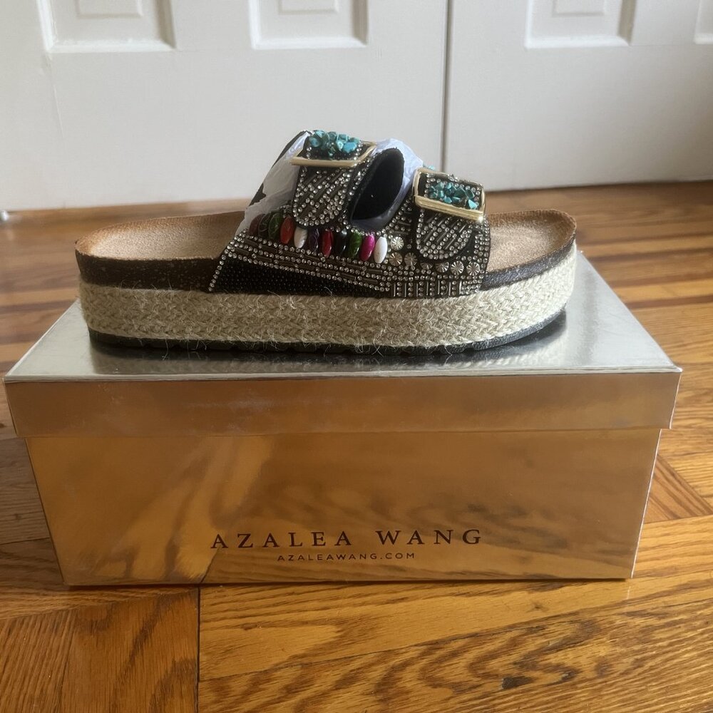 Brand New Azalea Wang Kaylum Beaded Sandals